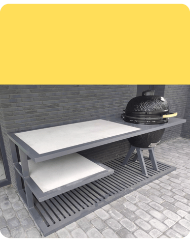 Aliuminis stalas kepsninėms