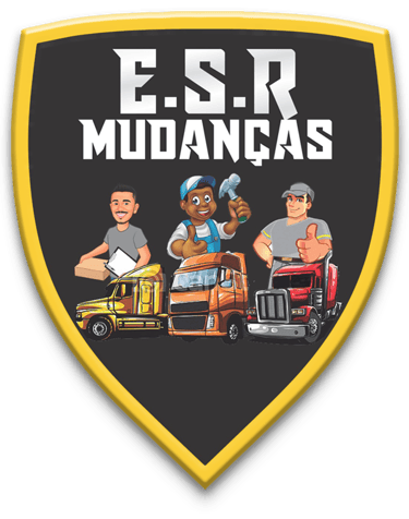 Imagem com logotipo da empresa ESR Mudanças