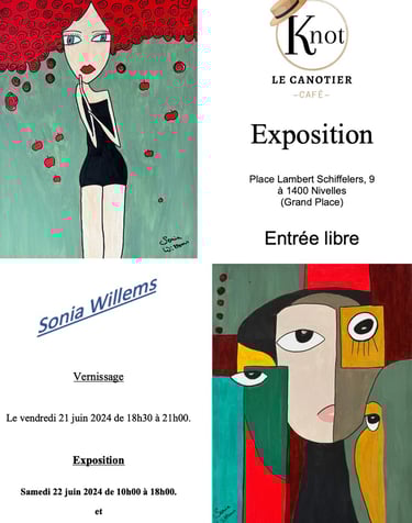 Exposition au "Le Canotier"