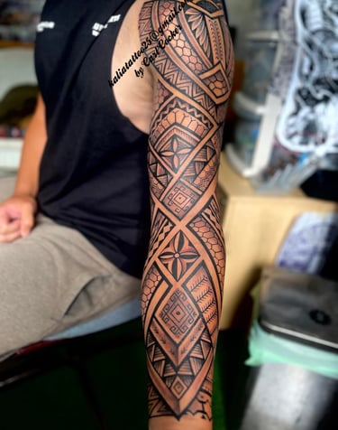 carl cocker polynesian tattoo artist brisbane sydney perth australia 