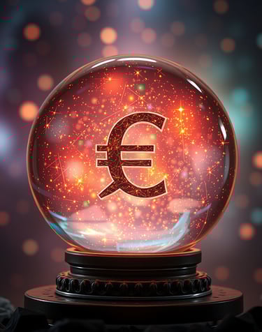 boule de cristal avec euro