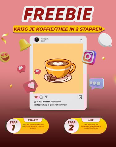 Promotie Restaurant Gök gratis koffie of thee
