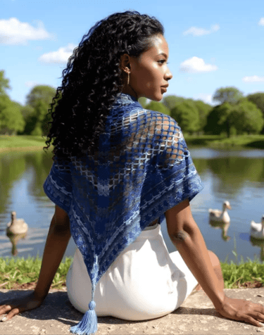 Châle au crochet Amazigh de Cachalabibi