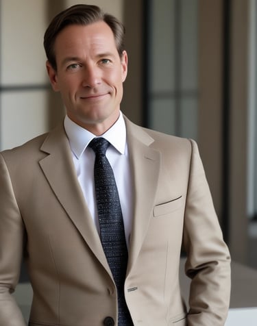 Photograph of a man in a suit.