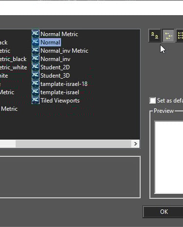 new from template in xcad