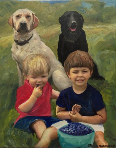 portraits of animals or pets or children