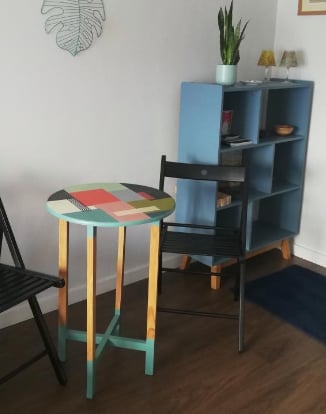 AFTER: Modern Upcycled Camilha Table