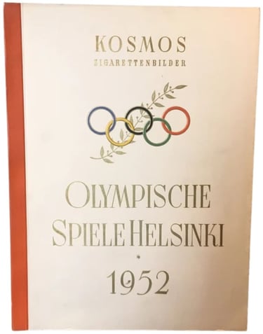 Kosmos Cigarettes Sports Card album from Germany 1952