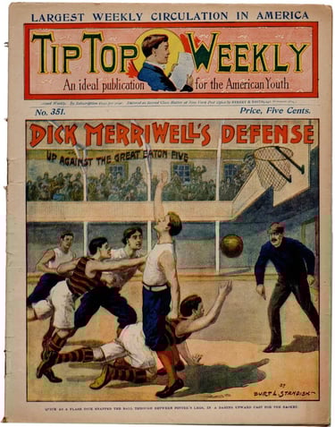 Dick Merriwell's Defense Tip Top Pulp Sports Comic