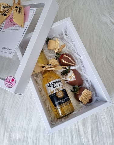 fresas con chocolate para hombres Pereira