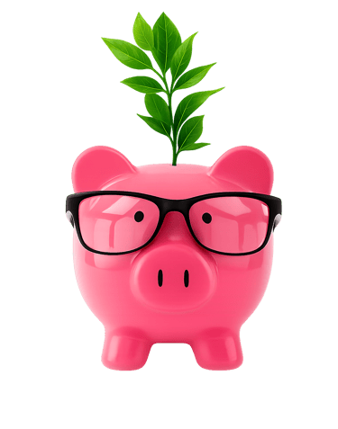 The Simple Budget Piggy Plant
