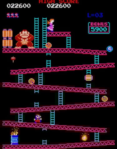 Donkey Kong Stage One