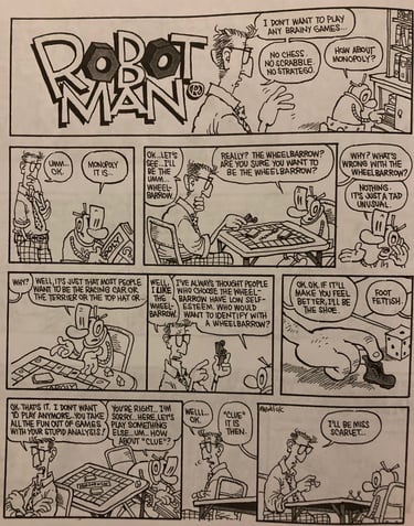 Robotman: Playing Games With Monty