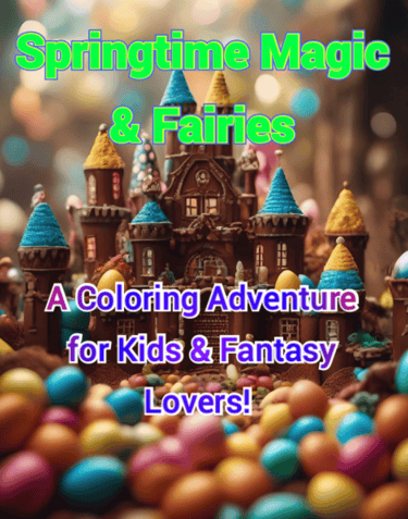 a castle with a castle in the background and a text overlay that says spring