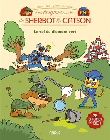 a cartoon character in a book about a cat and a cat