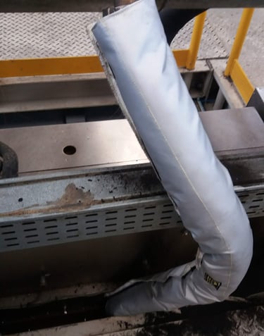Isolação térmica removível para mangueiras