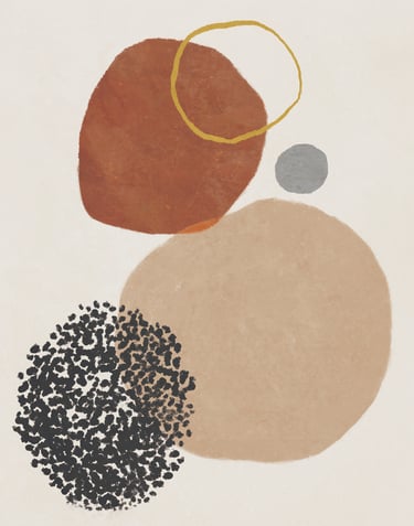 Boho Modern Abstract shapes