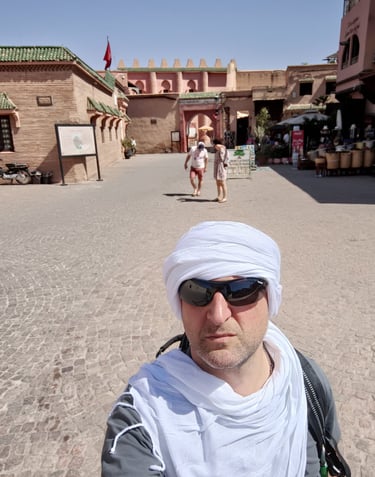 European man on Journey to Arabia