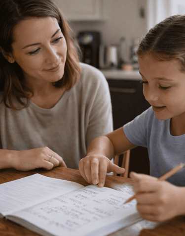 mother-and-daughter-working-on-math-png