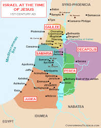Map of ancient Judea and area