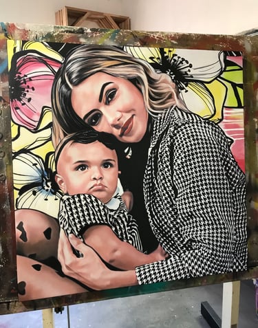  as pinturas personalizadas são feitas à mão pelo artista Sérgio Astral. POP-ART