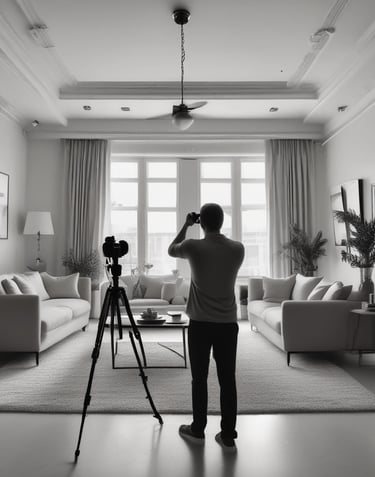 black nikon dslr camera on white printer paper