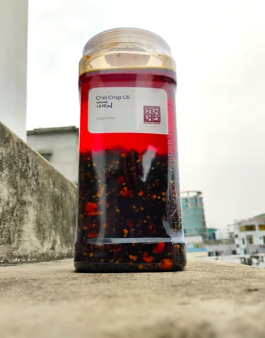 1 Litter Wholesale jar of Chili Crisp Oil