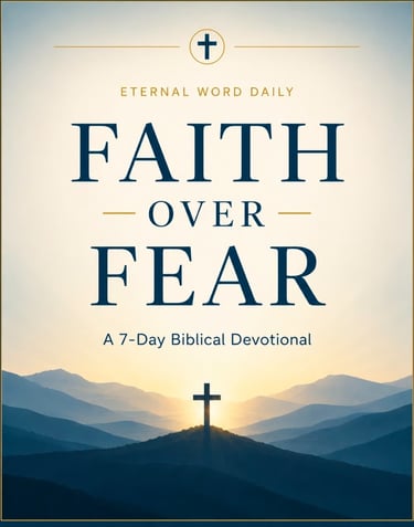 Faith over fear devotional