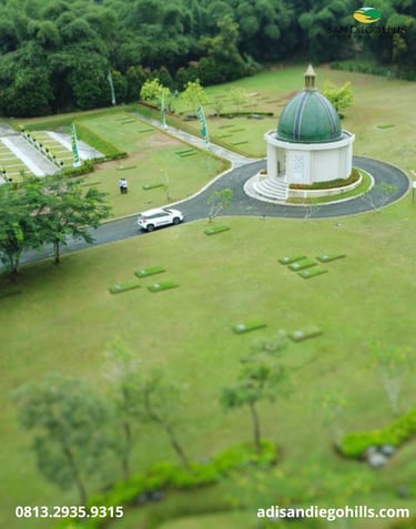 Berbagai tipe makam muslim San Diego Hills Karawang seperti single, semi private, dan private 