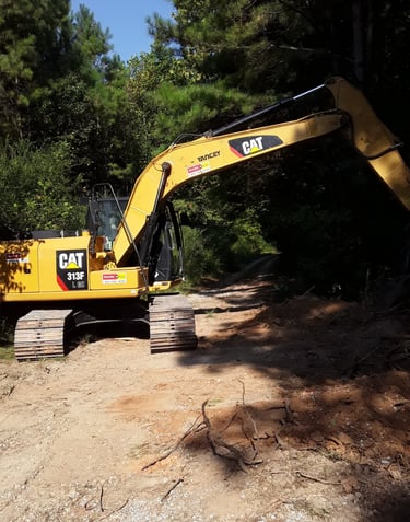 Clearing land in north west georgia