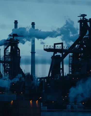 Factory from the film in love and sorrow by pieter genee with sound by etienne kompis