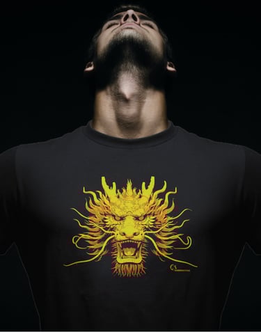 CommunityTee Golden Dragon Tshirt