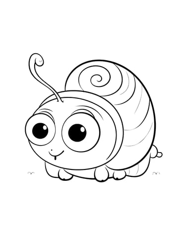 coloriage escargot