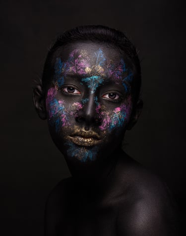 Nottingham creative portrait photographer makeup