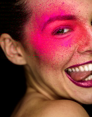 Nottingham creative portrait photographer makeup