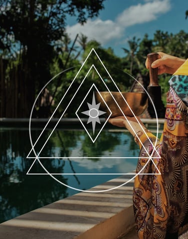 logo and brand design, spiritual, relaxing, healing sound, small business, start up