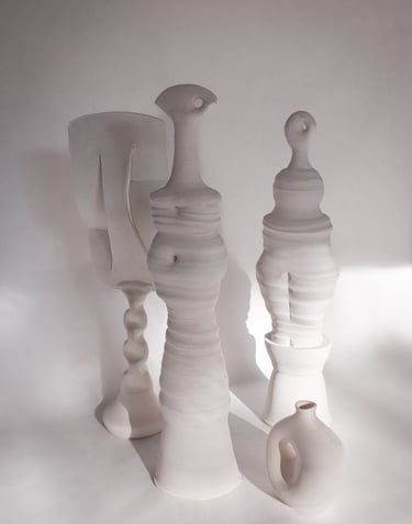 a group of mosty recent work from the studio