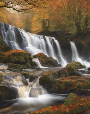 Waterfall landscape photograph Photography Workshop