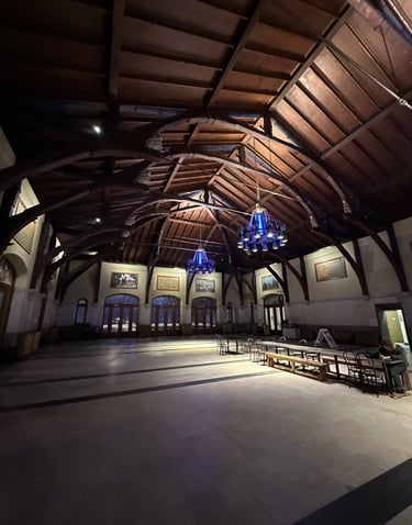 Inside the Mount Royal Chalet