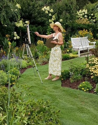 live wedding painter painting, Winston-Salem