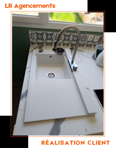Plan de travail sur mesure Besançon Franche Comté LR Agencements