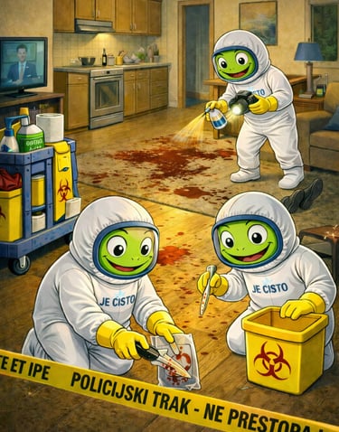 Čiščenje po tragičnih dogodkih