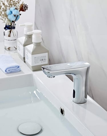 sensor faucets from cheetah bathwares