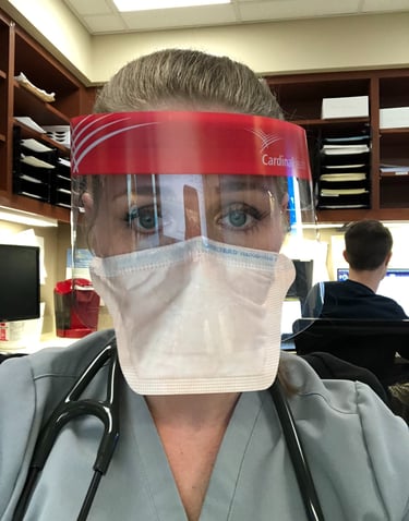 Emergency room doctor during the pandemic