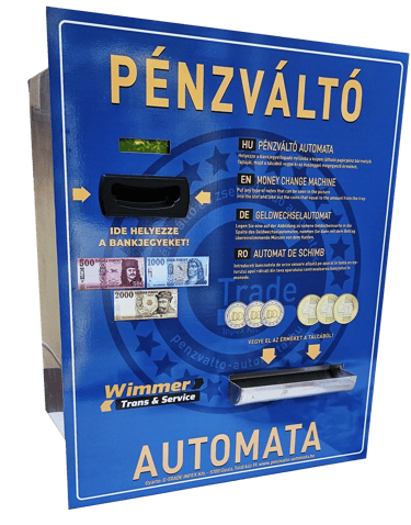 Beépíthető nagy pénzváltó