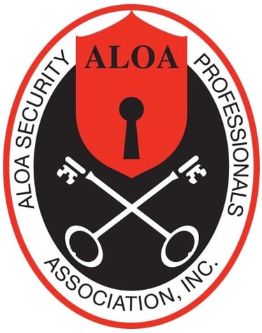 Associated Locksmiths of America ALOA membership badge