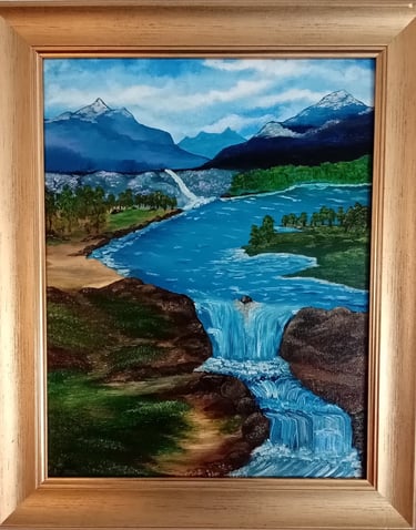 The Unnamed Paradise (painting) Kylee Nicole Smith