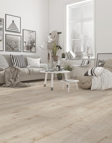 Parquet stratifié (bois clair)