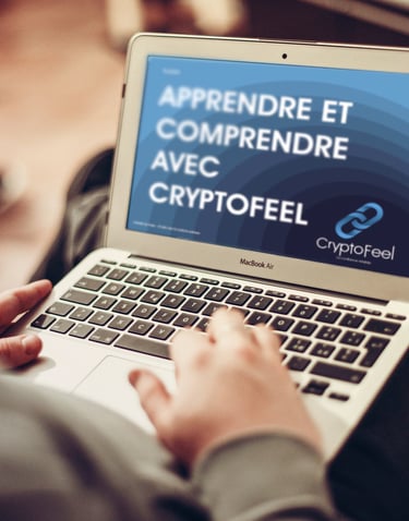 Rendu d un tutoriel de formation CryptoFeel sur ordinateur