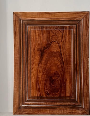 Faux bois imitation noyer - peinture à l'huile